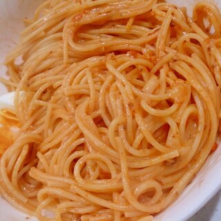 うちの子達が完食のマイルドミートソーススパゲッティ